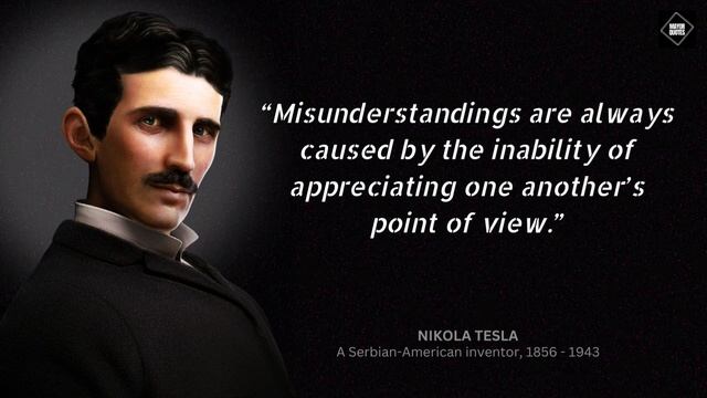 Quotes by Nikola Tesla | "Success comes to those who........" смотреть онлайн