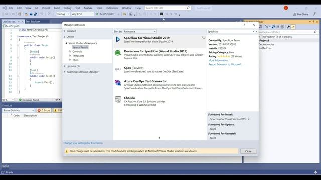 Part 2 : Specflow tutorial : Requirement and Plugin Installation смотреть онлайн