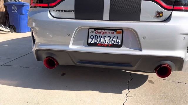 DODGE CHARGER SCAT PACK WIDEBODY BIGBOZ 5inch exhaust tips 😈😈 смотреть онлайн