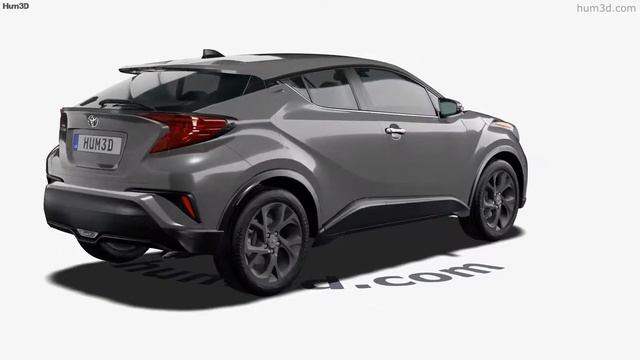 Toyota C-HR 2022 3D model by 3DModels.org смотреть онлайн