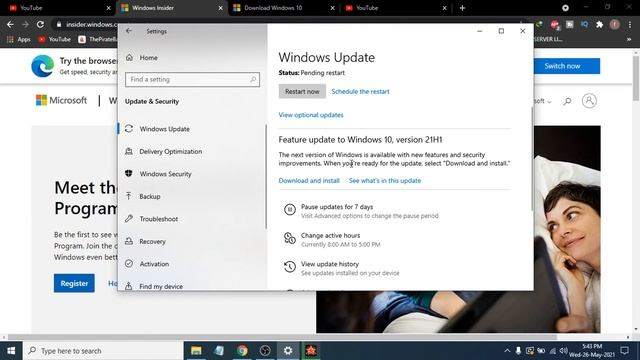 How to update windows 10 21h1 version | Windows 10 May 2021 Update 21H1 смотреть онлайн