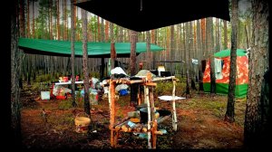 Жизнь в тайге. Рыбалка, новый табор. Серия 21