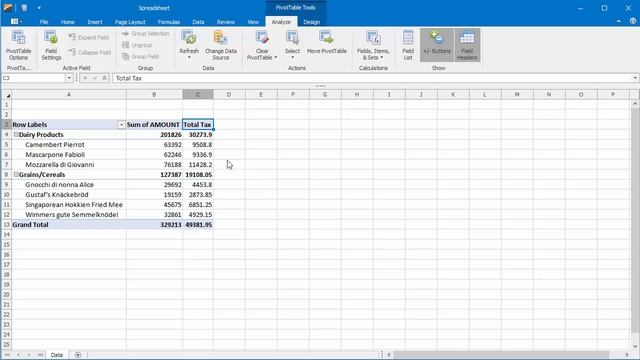 WinForms Spreadsheet - How to Summarize and Analyze Data смотреть онлайн