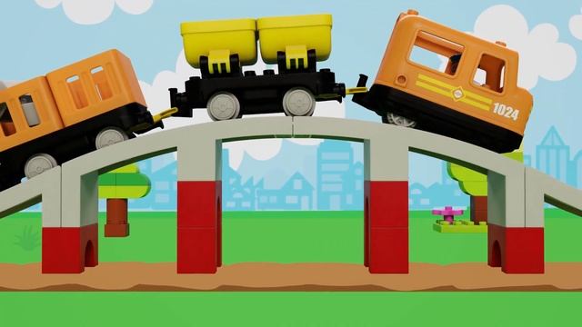 LEGO - 1,2,3 Delivery! | Learn | Cartoons for Kids | ABC 123 Moonbug Kids | Learning смотреть онлайн