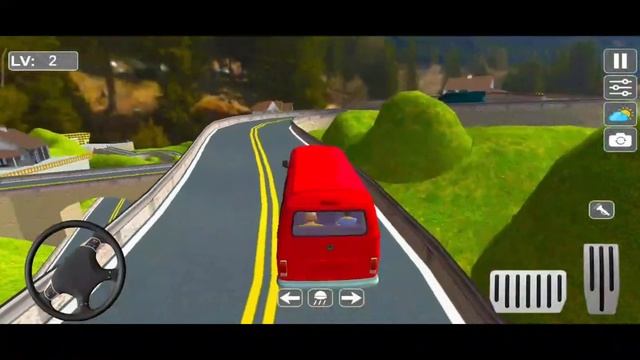 Van Volkswagen T2 Driver Simulator - Brasil Mini Bus Driving 3D - Android GamePlay смотреть онлайн
