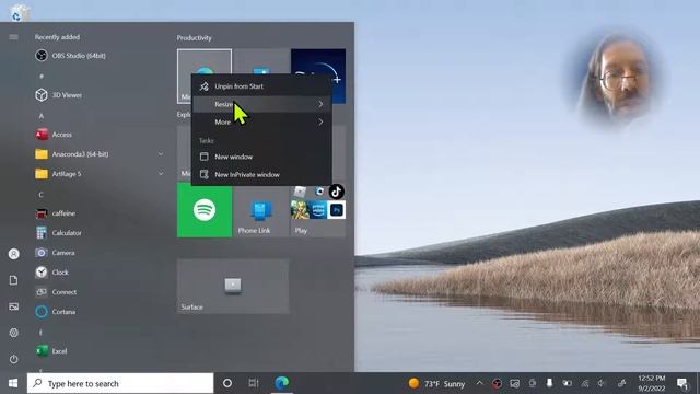 Delete All Tiles From Windows 10 Start Menu смотреть онлайн