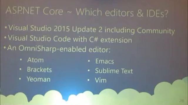 ASP.NET Core 1.0. Talk @CTTDNUG смотреть онлайн