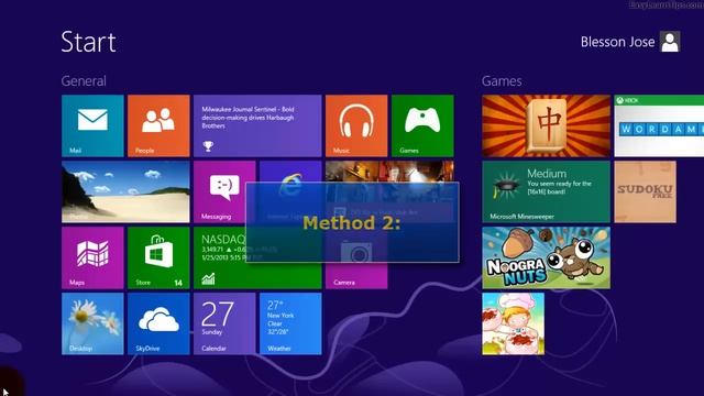 Windows 8 - Two ways to open wordpad смотреть онлайн