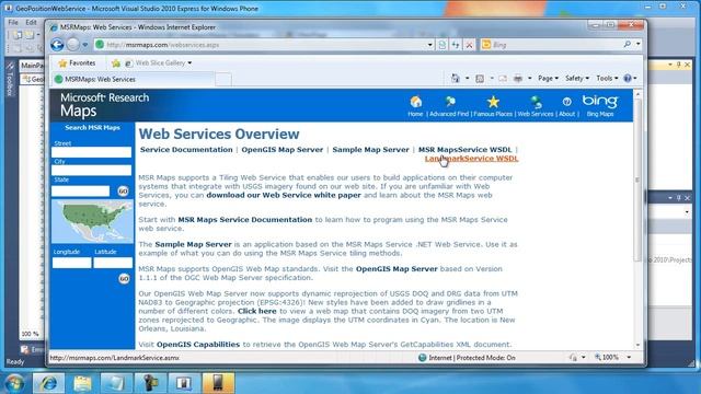 Geoposition Webservice Call in Windows Phone 7.5 смотреть онлайн