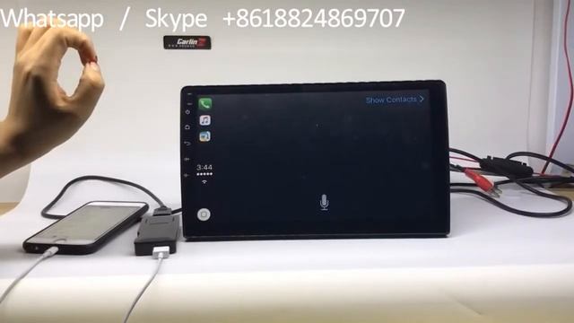Zbox iSO CarPlay Dongle On Android Head Unit смотреть онлайн