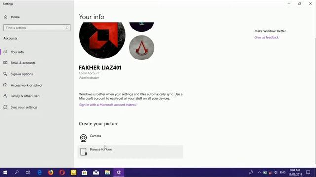 How can i change my account profile picture in windows 10pro 2019 смотреть онлайн