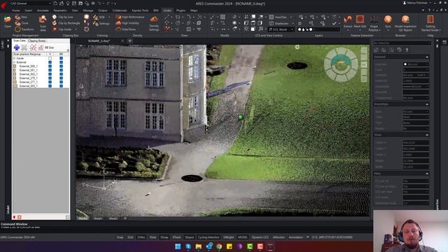 Snapping to point cloud points in ARES Commander смотреть онлайн
