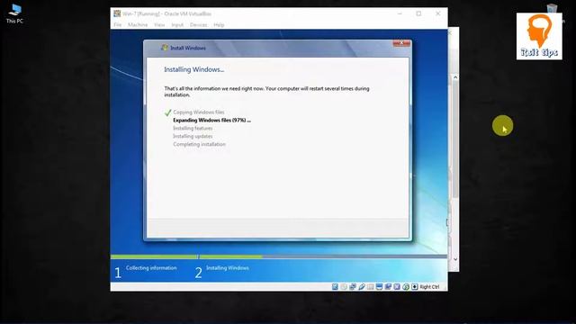 How to install windows 7 on virtual box | by raju ahmed | VM-part-04 смотреть онлайн