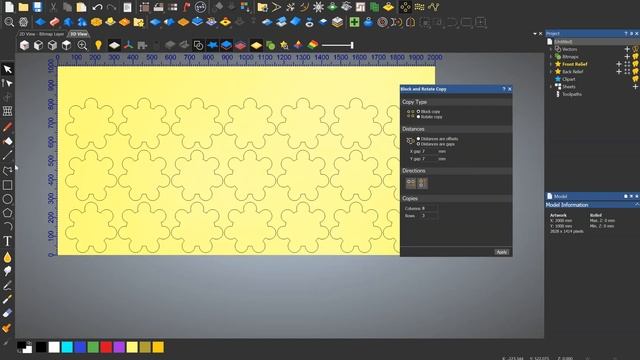 Block and rotate copy tool in artcam 2018 | artcam tutorial in hindi Lesson - 10 смотреть онлайн