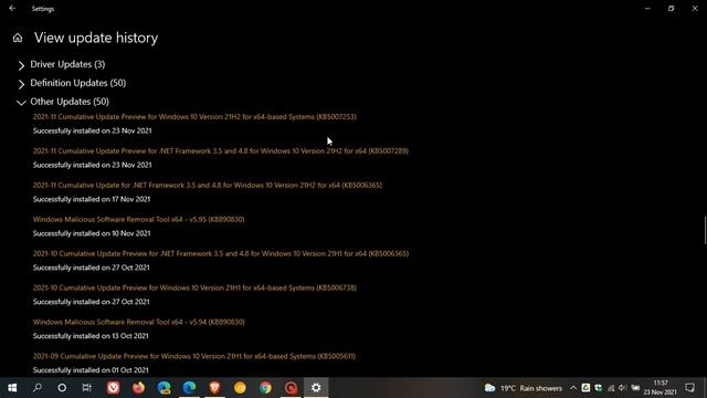 The first Optional update for Windows 10 21H2 KB5007253 is now rolling out смотреть онлайн
