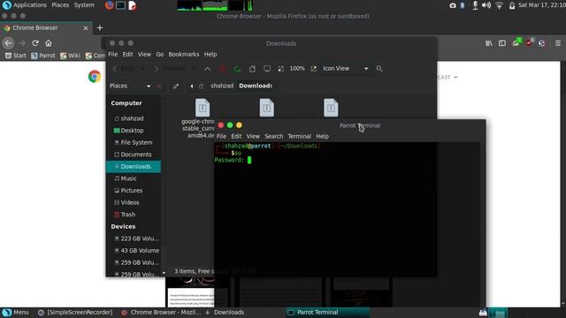 How To Install Chrome Browser In Parrot Security смотреть онлайн