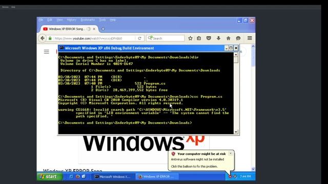 bsod.exe but on Windows XP смотреть онлайн