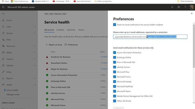 Office 365 - How to set e-mail notifications for service health incidents смотреть онлайн