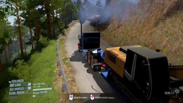 Spintires Mudrunner - DONGFENG Volvo Faw Kamaz Dump Truck - Driving Hilly Offroad 2023 смотреть онлайн
