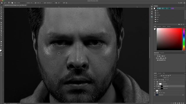 Male Portrait Retouch | Full walkthrough Tutorial смотреть онлайн