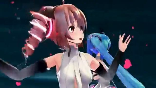 {MMD} Kiss Me Aishiteru -Miku And Teto
