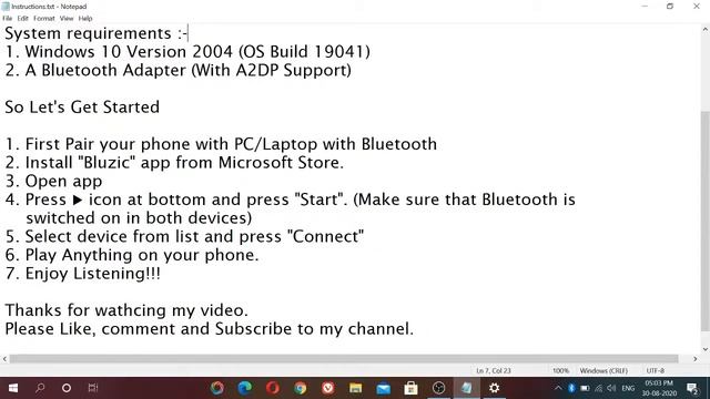 How to Make Windows 10 a Bluetooth Speaker for Phone | With Bluzic смотреть онлайн
