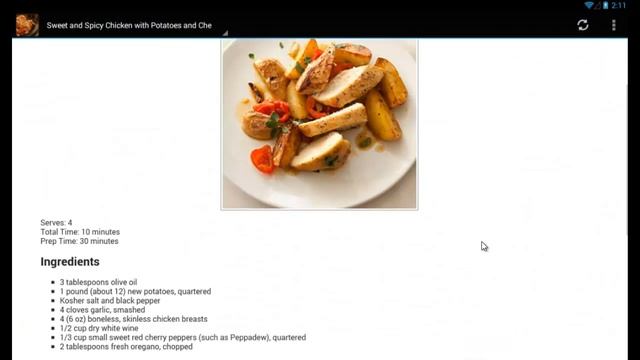 Easy & Healthy Chicken Recipes Mobile App for Android Devices смотреть онлайн