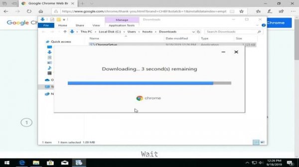 Google Chrome Download and Install on Windows 10