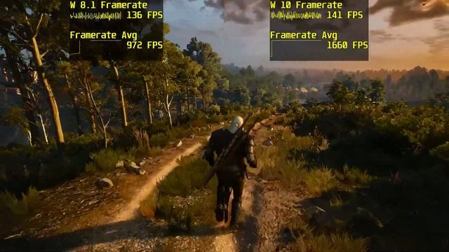 Windows 10 Vs Windows 8.1 Gameplay Frame Rate Comparison смотреть онлайн