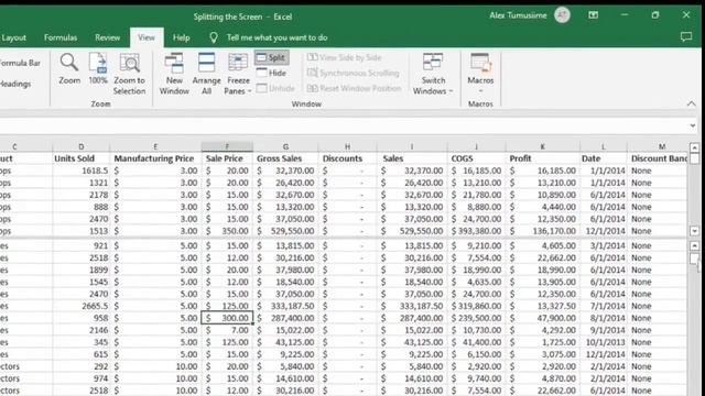 Split Screen into multiple windows for data comparison in Excel смотреть онлайн