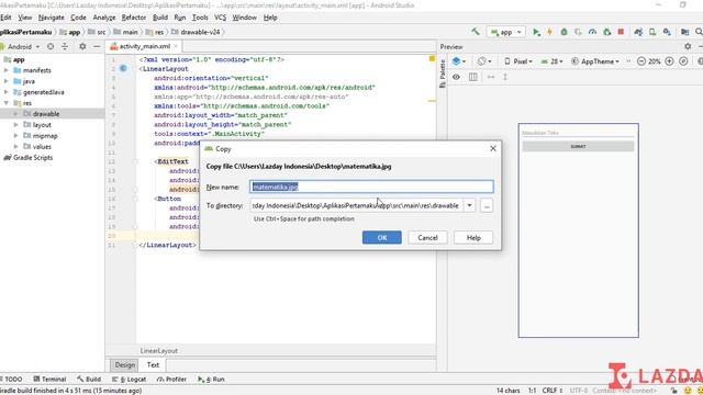 7. Belajar menggunakan resource Image - Tutorial Android Studio Bahasa Indonesia смотреть онлайн