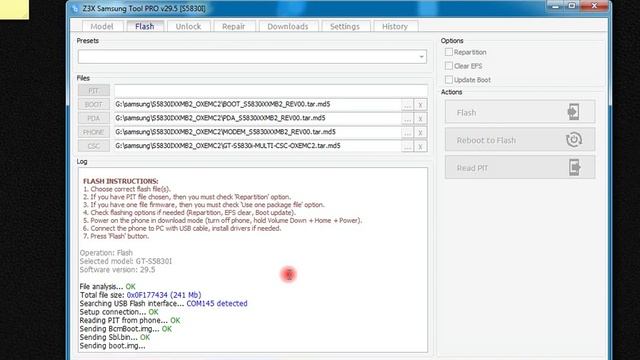 how to flash samsung s5830i with z3x box смотреть онлайн