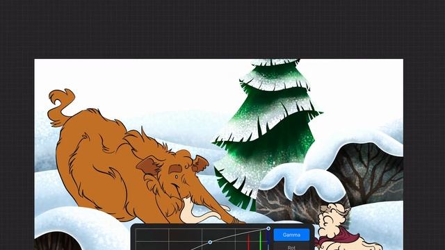 Sled Ride | Speedpaint | Procreate |