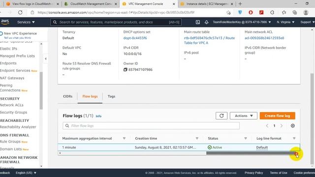 11.Lab 3 Network Monitoring | AWS Bengali | 2021 смотреть онлайн