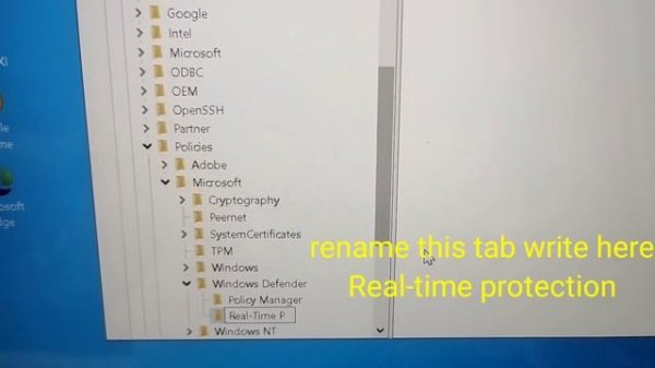 how to disable Real Time protection windows 10 permanently