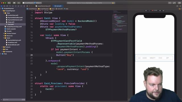 Accepting card payments with Stripe on iOS смотреть онлайн