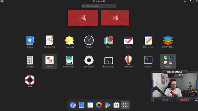 RisiOS - DISTRO BASEADA NO FEDORA LINUX SERA QUE É BOA ? Desktop Linux смотреть онлайн