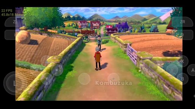 Pokemon shield Gameplay On Skyline Edge V22 Emulator Android + Fix Graphics смотреть онлайн