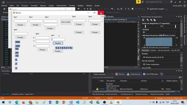 Ejercicios en c# || Windows Forms || Numero intermedio|| class list || Ejercicio en c# смотреть онлайн