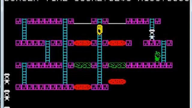 Burger Time - Sinclair ZX Spectrum - emulador zx32 v2.00.04.04 beta - testeado Windows 7 x64 смотреть онлайн
