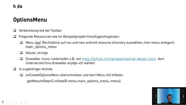 Android-Tutorial - App-Entwicklung mit Java: BottomNavigation, NavigationDrawer, OptionsMenu смотреть онлайн