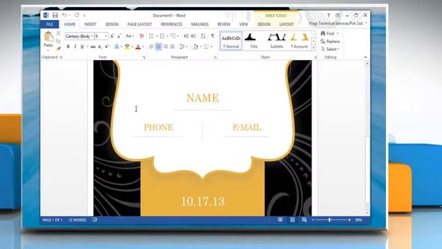 How to create a template based on Microsoft® Word 2013 document on a Windows® 8.1 PC смотреть онлайн