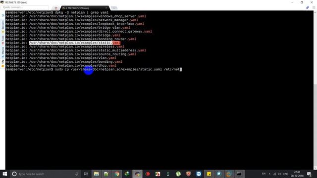 Ubuntu 18.04 LTS Network Configuration [Netplan] - Tamil смотреть онлайн