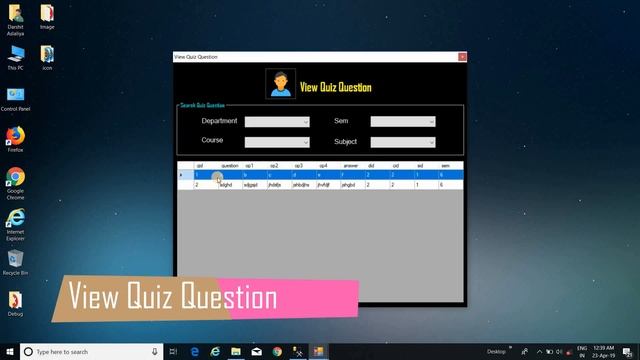 C#.Net Project Demo | Online Exam System In C# | C#(GUI) Mini Project смотреть онлайн