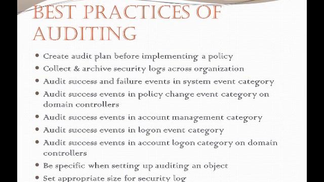 Configure File & Folder Auditing смотреть онлайн