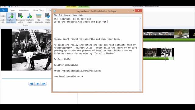 Sync pictures and music in windows movie maker very easy смотреть онлайн