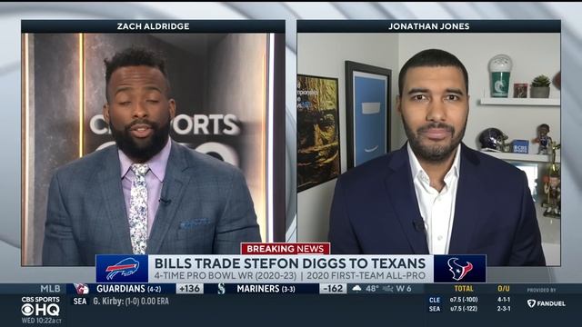 Bills TRADE Stefon Diggs to Texans | CBS Sports смотреть онлайн