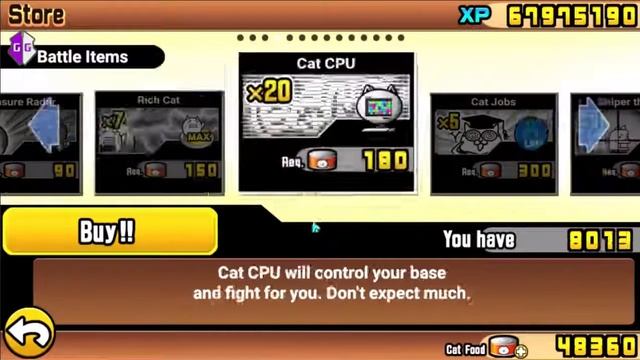 Battle Cats 9.7 - Battle Items hack смотреть онлайн