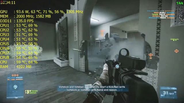 Battlefield 3 RX 480 8GB OC (Multiplayer) 1080p Ultra Preset | FRAME-RATE TEST смотреть онлайн