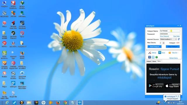 How to create a Wifi Hotspot with your PC Windows 7,8 Xp E.T.C смотреть онлайн